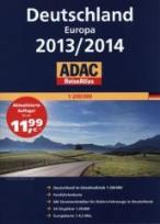 Okładka książki ReiseAtlas ADAC. Deutschland, Europa 2013/2014