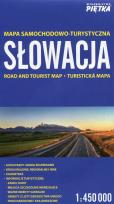 Okładka książki Słowacja mapa samochodowo-turystyczna 1:450 000