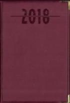 Opakowanie Terminarz 2018 - A5 Lux Złocony - bordowy