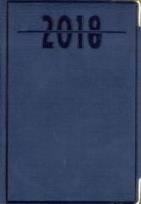 Opakowanie Terminarz 2018 - B7 Lux Złocony - granatowy