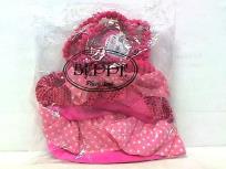 Opakowanie Torebeczka z falbankami fuksja