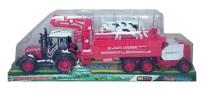 Opakowanie Traktor z przyczepą i krową 47 cm