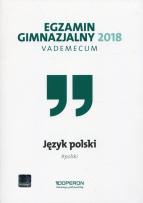 Okładka książki Vademecum 2018 GIM Język polski OPERON