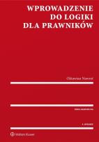 Okładka książki Wprowadzenie do logiki dla prawników