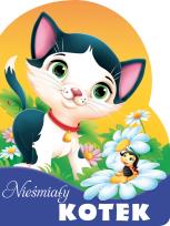 Okładka książki Wykrojniki Nieśmiały kotek