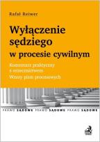 Okładka książki Wyłączenie sędziego w procesie cywilnym.