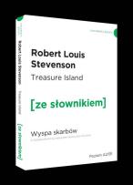 Okładka książki Wyspa skarbów wersja angielska z podręcznym słownikiem