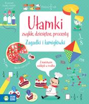 Okładka książki Zagadki i łamigłówki Ułamki zwykłe dziesiętne procenty