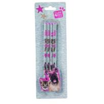 Opakowanie Zestaw 4 ołówków Studio Pets PEE-9044