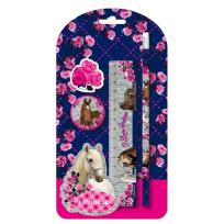 Opakowanie Zestaw 4 przyborów szkolnych Konie 13