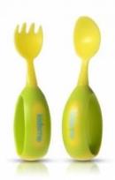 Opakowanie Zestaw dla malucha - Widelec i Łyżka Limonka
