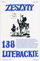 Opakowanie Zeszyty literackie 138/2/2017