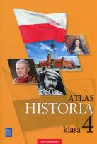 Okładka książki Atlas Historia klasa 4
Szkoła podstawowa 2017