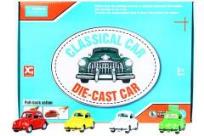 Opakowanie Auto osobowe metalowe 8cm mix