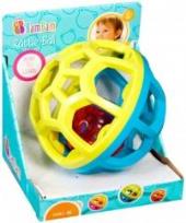 Opakowanie Bam kula z grzechotką ziel / niebieska 0/12