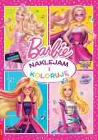 Okładka książki Barbie. Naklejam i koloruję