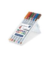 Opakowanie Cienkopis Triplus Fineliner 0,3 mm 6 kolorów