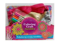 Opakowanie Coloring Craft. Torebka metaliczna kopertówka