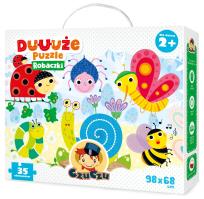 Okładka książki CzuCzu Duuuże puzzle Robaczki