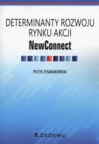 Okładka książki Determinaty rozwoju rynku akcji NewConnect
