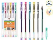 Opakowanie Długopisy żelowe błyszczące 6szt.