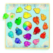 Opakowanie Drewniane puzzle Ludicolori