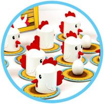 Opakowanie Gra Kurnik, Peek-A-Doodle Doo..