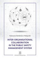 Okładka książki Inter-organisational Collaboration in the Public Safety Management System