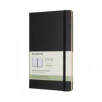 Opakowanie Kalendarz tygodniowy 12ML czarny MOLESKINE