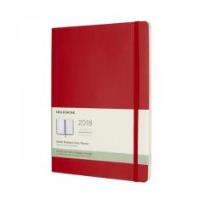 Opakowanie Kalendarz tygodniowy 12MXL czer. szkar. MOLESKINE