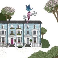 Opakowanie Karnet Swarovski kwadrat CL2412