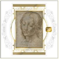 Opakowanie Karnet szkic kobiety 16x16 + koperta