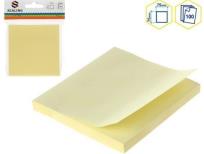 Opakowanie Karteczki samoprzylepne żółte 7,5 x7,5 cm