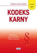Okładka książki Kodeks karny 2017
