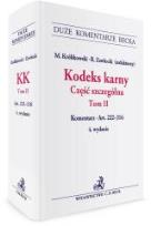Okładka książki Kodeks karny. Część szczególna. Tom II. Komentarz