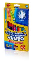 Opakowanie Kredki ołówkowe jumbo Astra 12 sztuk=24 kolory