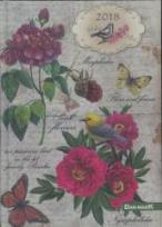 Opakowanie Książkowy A5 dzienny 2018 - Jedwab piwonie