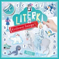 Okładka książki Literki u Królowej Śniegu