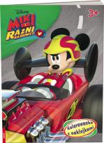 Okładka książki Miki i Raźni Rajdowcy Kolorowanka z naklejkami