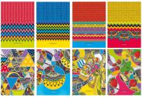 Opakowanie Notatnik ozdobny A5 80 stron gładki wytłaczany mix wzorów