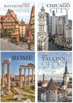 Okładka książki Notatnik ozdobny A6 120 kartek kratka mix wzorów