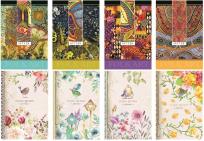 Opakowanie Notatnik ozdobny B6 120 stron kratka mix wzorów