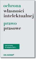 Okładka książki Ochrona własności intelektualnej i prawo prasowe