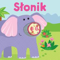 Okładka książki Pacynka na paluszek. Słonik