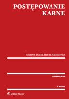 Okładka książki Postępowanie karne
