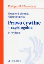 Okładka książki Prawo cywilne Część ogólna