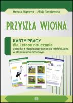 Okładka książki Przyszła wiosna Karty pracy sztywna teczka