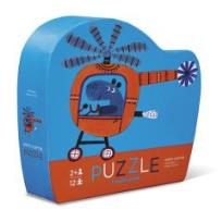 Opakowanie Puzzle 12 el. - Hippo w helikopterze