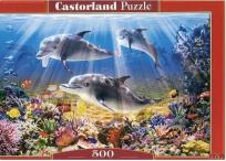 Opakowanie Puzzle 500 Dolphins Underwater