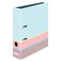 Opakowanie Segregator A4 Herlitz 8cm gr.  pastell niebieski (50009794)